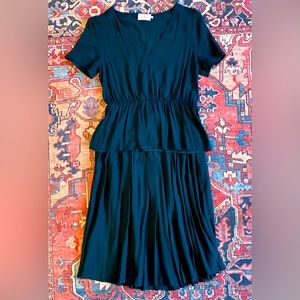 French Brand Cuisse De Grenouille Blouse and Skirt Set.